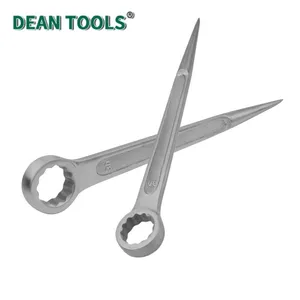 Non-Magnetic Construction Box Wrench Polished Surface,Single End Ring Spanner, Ring Podger Spanner thumbnail-1