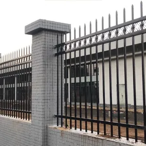 Zinc Steel Fence With 3-Year Warranty Against Rust, Mill Test Report Included, 1.2mm Thickness, 2400mm x 2000mm Panels thumbnail-1