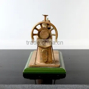 Home Decoration Bronze Sewing Machine Statue Female Figure Sculpture Patented thumbnail-4