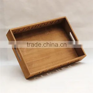 Cheap Wooden Simple Antique Serving Trays thumbnail-1
