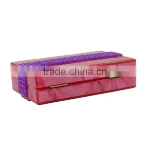 2015 Acrylic Display Box Clutch Frame Lady Evening Bag thumbnail-5