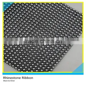 24 Rows 10 Yards Crystal Plastic Rhinestone Trimming By Roll Loose thumbnail-1