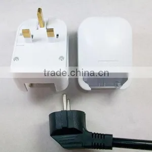 Upgrade Home/Apartment/Industrial/Hospital Schuko Germany France Type F to UK Type G Malaysia Plug Travel Adapter Converter thumbnail-2