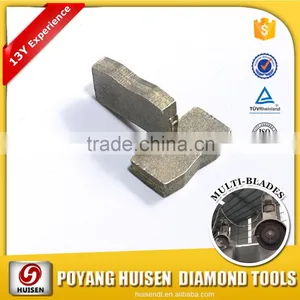 1000mm x 6/8.2mm x 11.5mm Diamond Segment Flatbed Cutting Stone Router thumbnail-1