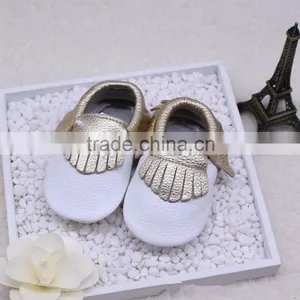 2015 New Style Wholesale Cheap Leather Moccasin Baby Shoes thumbnail-1