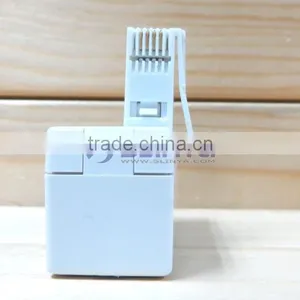 BT 1 Male to Dual Female RJ11 6P4C Plug Telephone Cable Adapter thumbnail-2