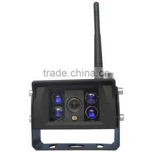 100% Factory Private Model Aluminum Alloy 32G TF Card Recording Real Time Infrared Waterproof Truckers Wireless Back Up Camera thumbnail-6