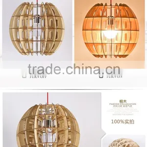 LED Pendant Light JK-8005B-35 LED Light Wood Hanging Pendant Lighting thumbnail-4