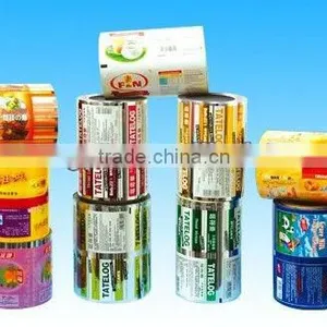 Plastic Laminating Lid Film for Jelly Cup Packaging, Good Barrier, NY/EVOH/EVA Material thumbnail-1