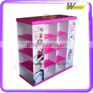 Supermarket Multifunctional Cardboard Display Shelf for Baby Products thumbnail-1