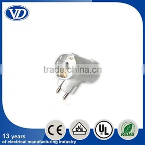 Small Multi-function Female Schuko Travel Plug thumbnail-1