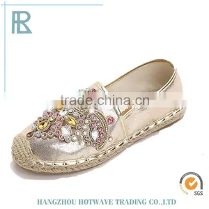 Cheap Manufacturer Brand Espadrille Shoes Women thumbnail-1