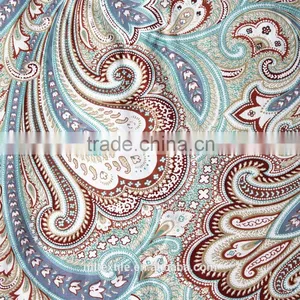 Cotton Bedding Fabric Satin Drill Brushed Reactive Printed Fabric thumbnail-4