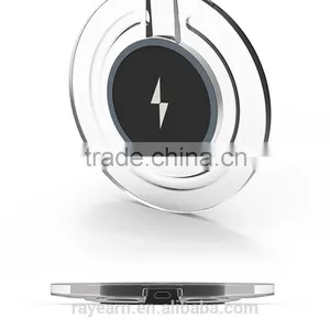 REYON Private Model Transparent Universal Mobile Phone Wireless Charger for Samsung ,iphone thumbnail-1