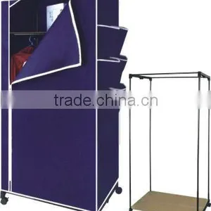Metal Furniture Non-woven Folding Wardrobe/wardrobe Designs /wardrobe Closet thumbnail-1