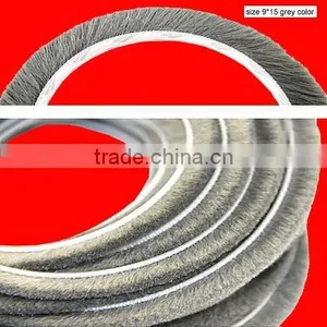 9*15mm Wool Pile Weather Strip for Seal Door Window thumbnail-4