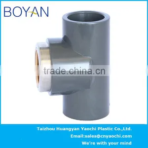 BOYAN Pvc ASTM80 Pipe Fitting Copper Thread Female Tee thumbnail-3