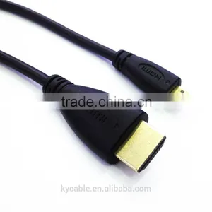 Factory Price Full HD 1080P 3D Supported Hdmi to Micro Hdmi Line With Gold-plated thumbnail-2