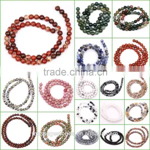 Mixed Natural Gemstone 6mm Faceted Round Gemstone Beads thumbnail-2
