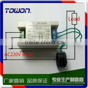 White Cover D85-2042A AC80-300V 100A Amp Volt Combo Meter With 100A Current Transformer thumbnail-5