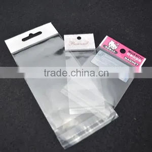 Custom Size Transparent Opp Plastic Self Adhesive Header Bag With Custom Printing thumbnail-1