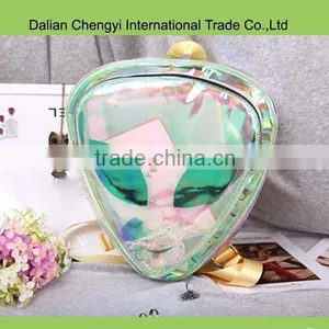 2016 Fashion Heart Shape Sling PVC Bags thumbnail-1