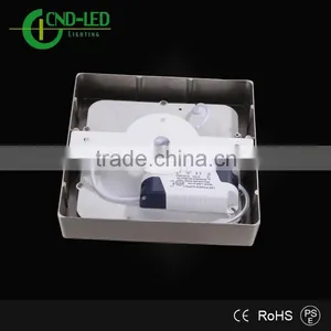 Wholesale Ultra Thin Slim Surface Mounted 225x225 18w LED Square Round Flat Ceiling Panel Light thumbnail-1
