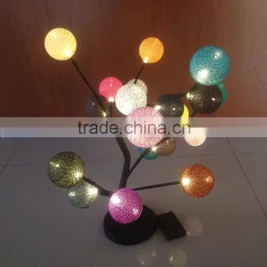 Colorful RGB Tone Globe LED Cotton Ball String Light For Christmas Outdoor String Lights thumbnail-1