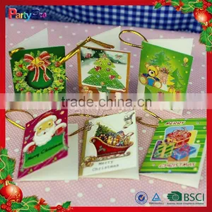 Partypro 2015 New Product Small Colorful Paper Christmas Greeting Card thumbnail-2