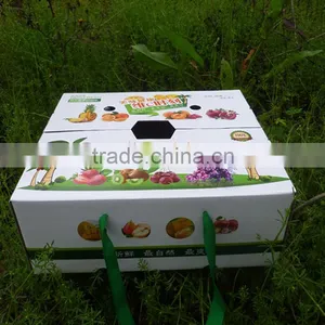 Paperboard Paper Type and Eco-friendly,Recyclable,recycled,Recycled Materials Feature Cherry Fruit Packaging Box thumbnail-1