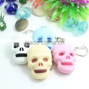 Custom Plastic Skull Led Light Keychain thumbnail-3