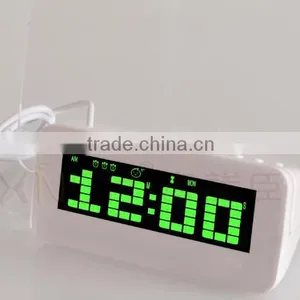 Novel Smart Night Light Clock With Memo Board With USB HUB thumbnail-4