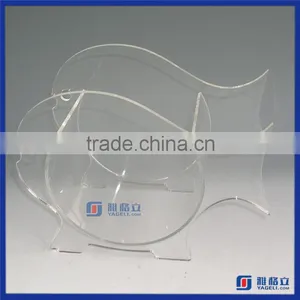 Manufacturer Supplier Fish Shaped Acrylic Fish Tank / Plexiglass Aquarium Stand / Pmma Fish Bowl Stands thumbnail-3