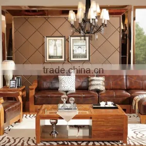 Home Furniture,Living Room Sofa,Modern Leather Sofa GZH-SK05 thumbnail-1