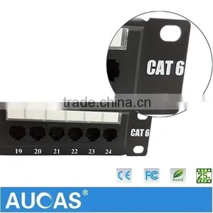 12/24/48 Ports,1U 19''+LED Light Loaded,UTP Cat5e/cat6 Patch Panel thumbnail-3