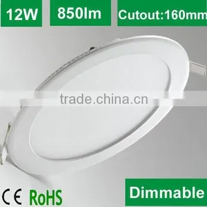 Cutout 160mm SAA ROHS Dimmable Round Led Panel Light 12w With 5 Years Warranty and Free Current Driver thumbnail-1