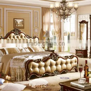 Bedroom Design European Style Bedroom Set Salon Chairs and Furniture thumbnail-5