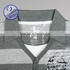 China Factory Custom Cotton Yarn Dyed Mens Polo Shirt Design thumbnail-2