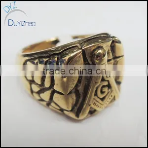 Customized Gold Plated Military Ring for Army Ring thumbnail-1