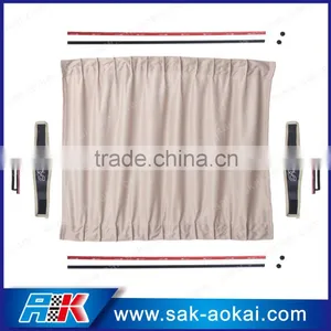 Luxury Thick Car Side Window Curtain, Aluminum Rails Car Sunshade thumbnail-4