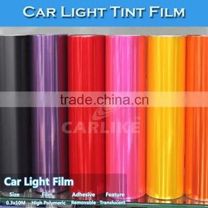 CARLIKE Transparent Polyacrylate Easy Cleaning Pink Car Headlight Vinyl Film thumbnail-4