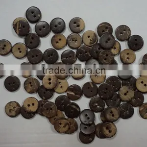 Fashionable Coconut Shell Button Size 26L thumbnail-1