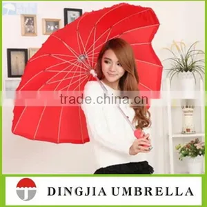 2014 New Design Custom Made Artificial Heart Shaped Umbrella thumbnail-3