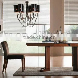 Mordern Extensible Wooden Dining Table thumbnail-1