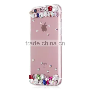 For Samsung S3/s4/s5/s6/s6edge/ s6 Edge Plus/ S7/S7edge,Crystal Diamond Blue Case thumbnail-4