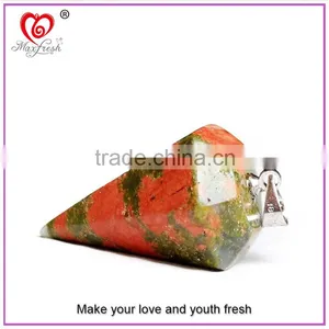Fashion Pendant Necklace Customized Gemstone Beads New Elegant Natural Rock Crystal Cone-Shaped Pendants, Semi Precious Pendants thumbnail-5