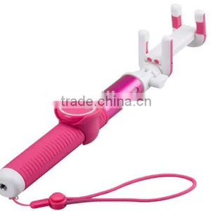 Portable Extendable Monopod Handheld Selfie Stick With Bluetooth Selfie Sticks thumbnail-1