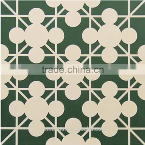 200*200mm Green Color Moroccan Decorative Wall Tile Non-slip Kitchen Floor Tile thumbnail-6