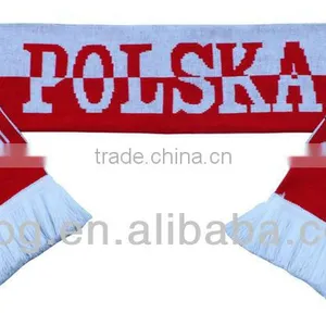 Customized Football Fans Knit Scarf thumbnail-1