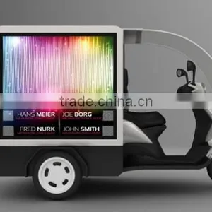 YEESO Electric Vehicle Tricycle ,Ad Vans, Ad Bikes, Ad Trailers,AD Motorcycle,AD Tricycle,outdoor Light Box for Brand Promotion! thumbnail-2
